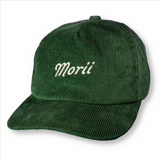 "MORII" FOREST GREEN CORDUROY SNAPBACK