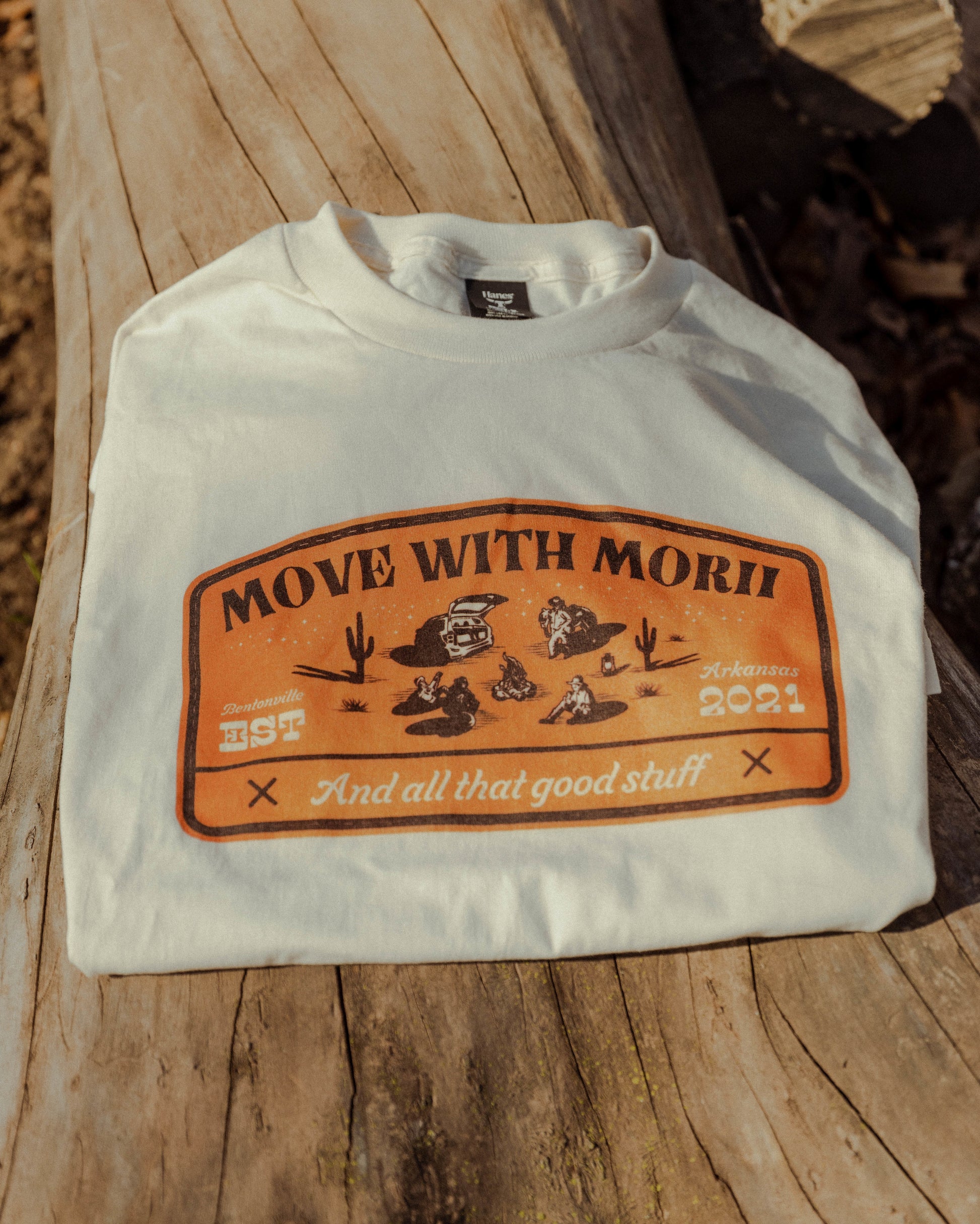 "Move With Morii - And all that good stuff" White-T x Morii