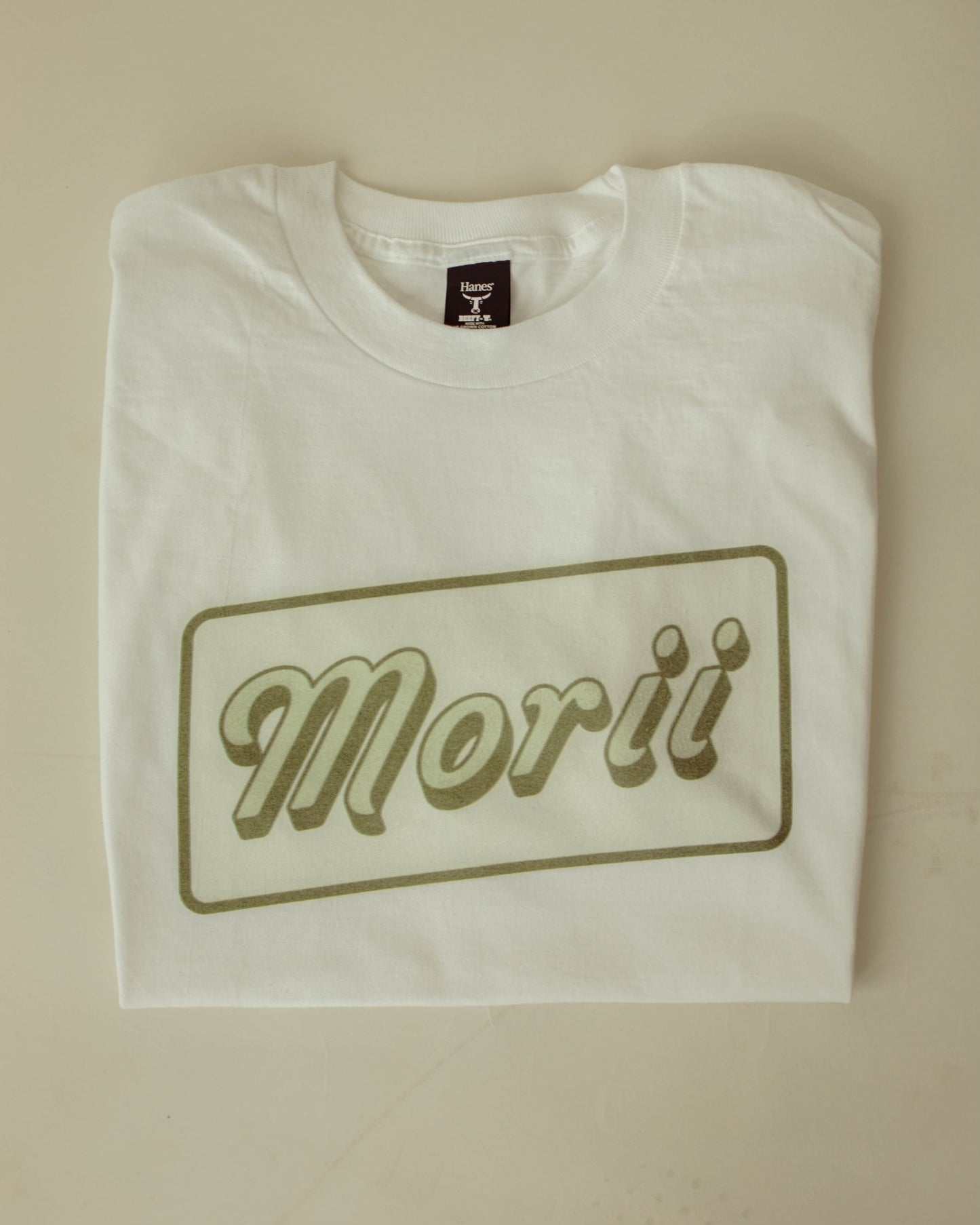 Morii White Shirt with Green Accent